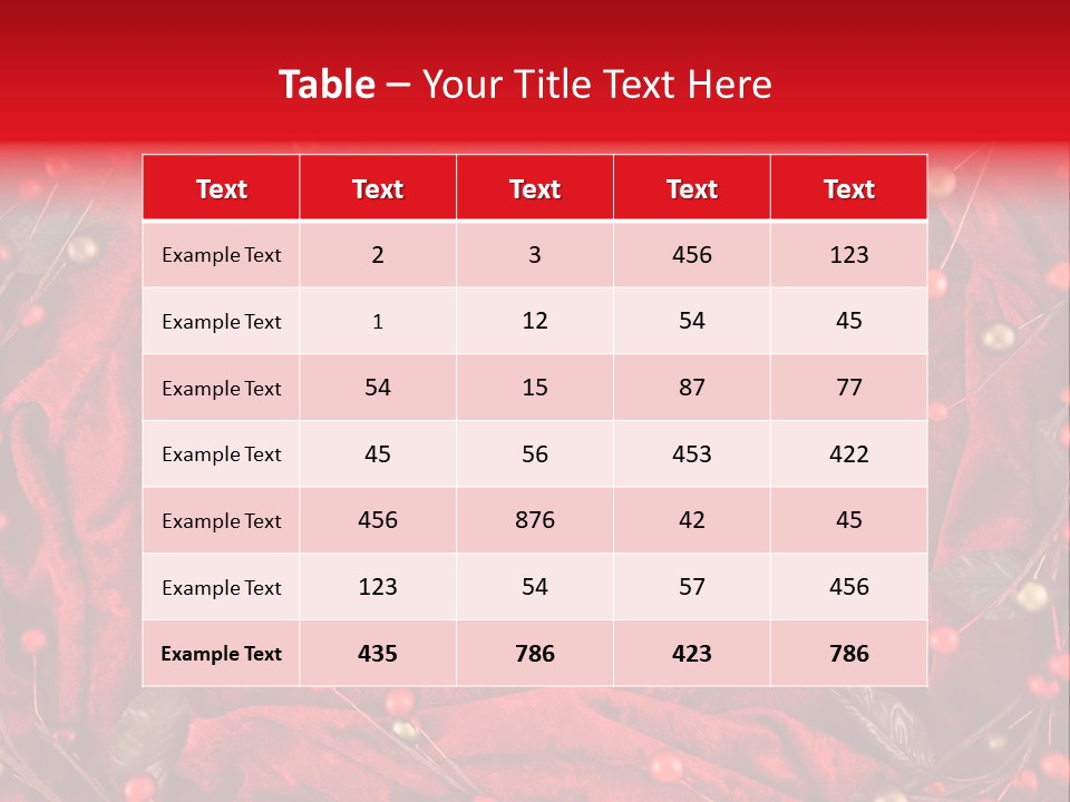 Christmas Garland PowerPoint Template