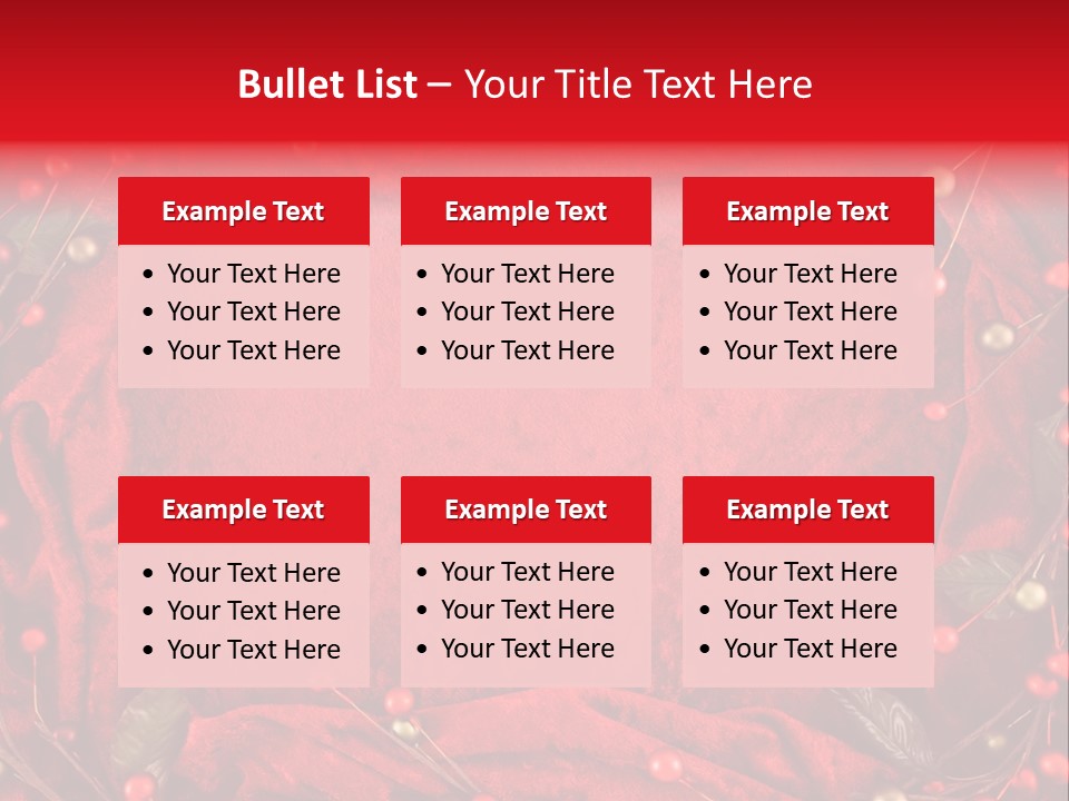 Christmas Garland PowerPoint Template