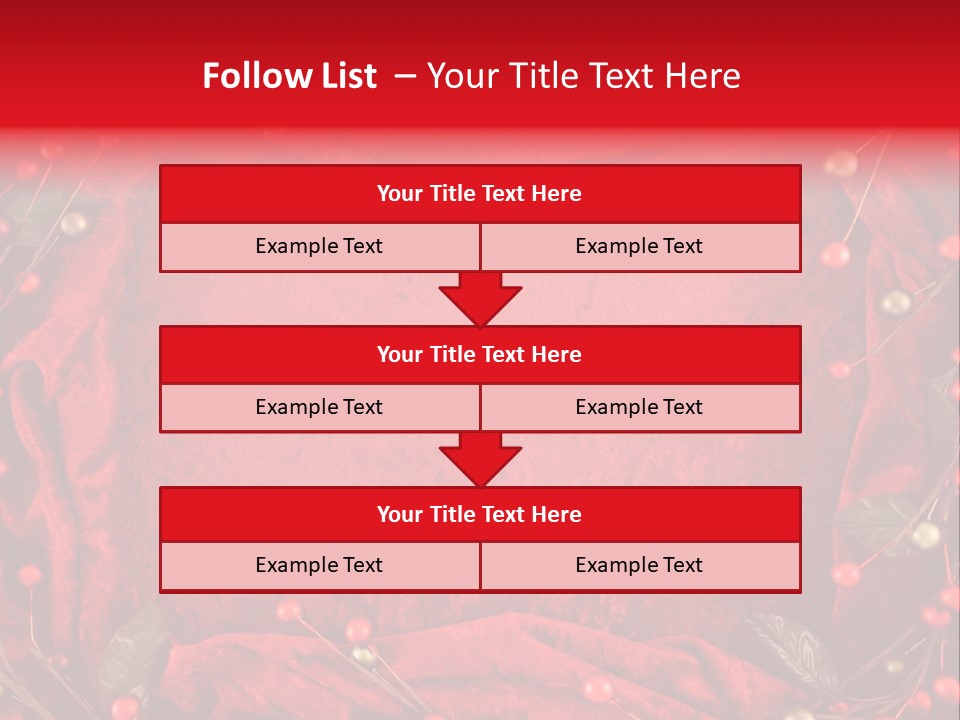 Christmas Garland PowerPoint Template