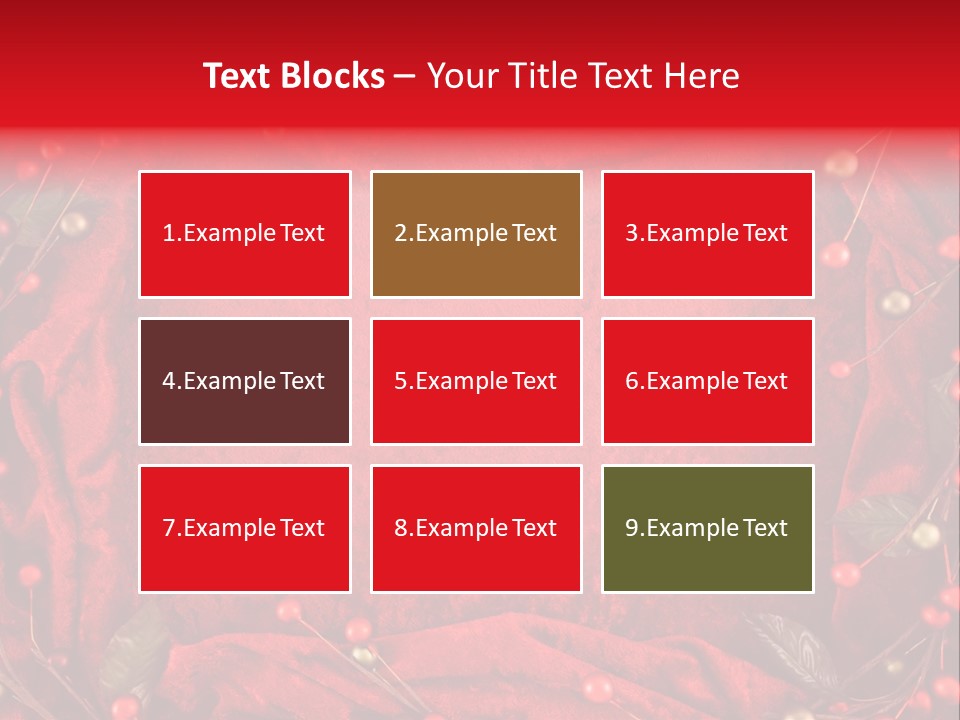 Christmas Garland PowerPoint Template