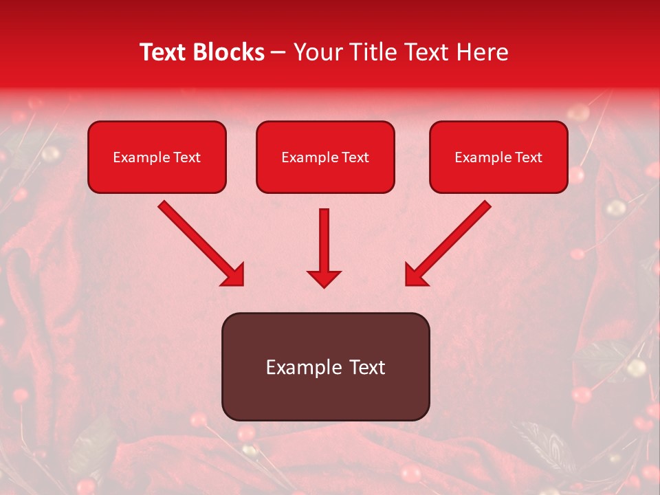 Christmas Garland PowerPoint Template