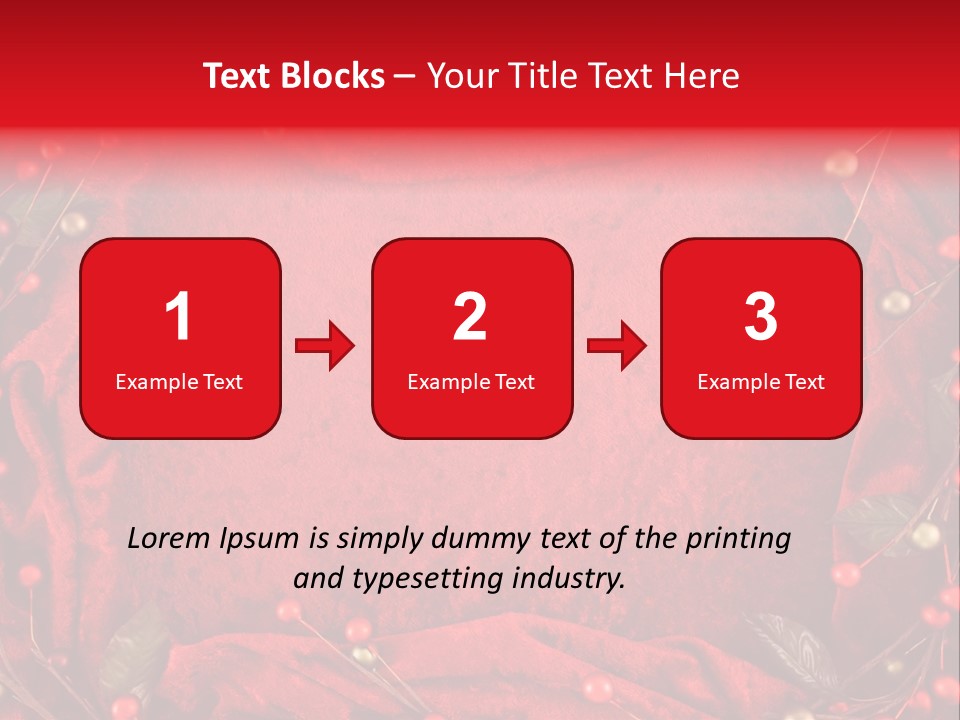Christmas Garland PowerPoint Template
