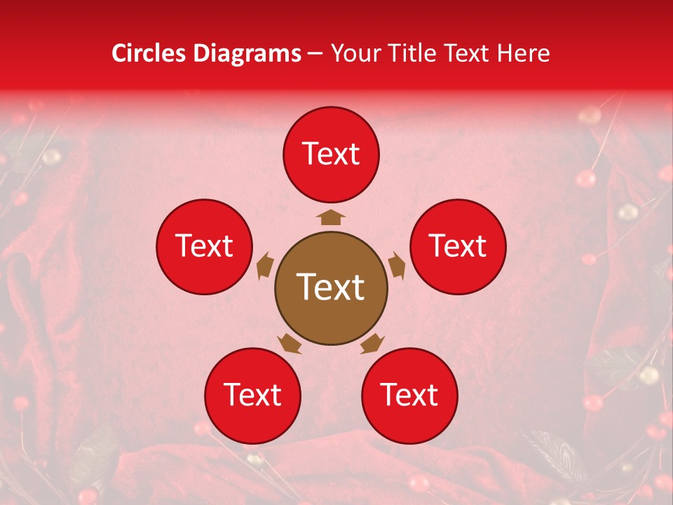 Christmas Garland PowerPoint Template