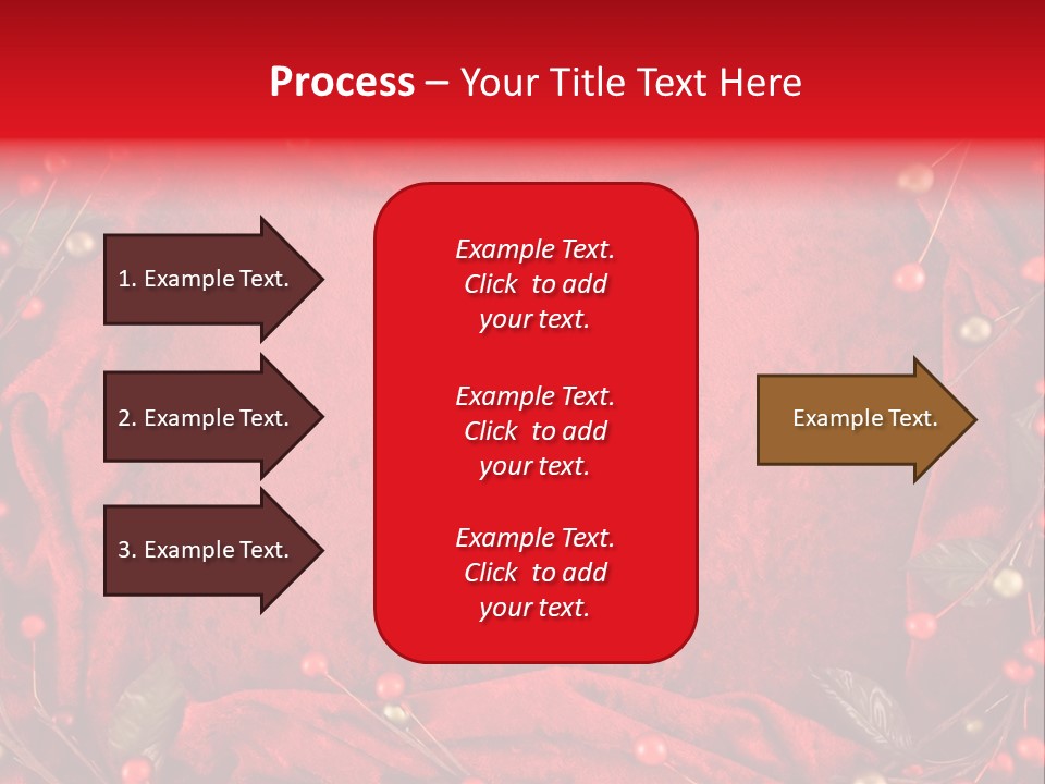 Christmas Garland PowerPoint Template