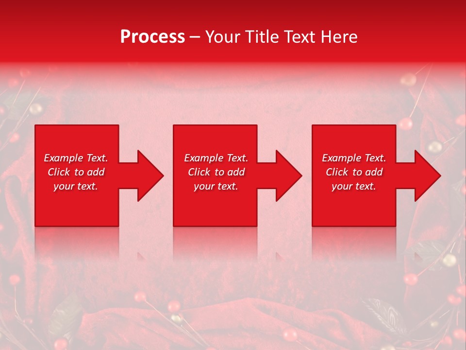 Christmas Garland PowerPoint Template