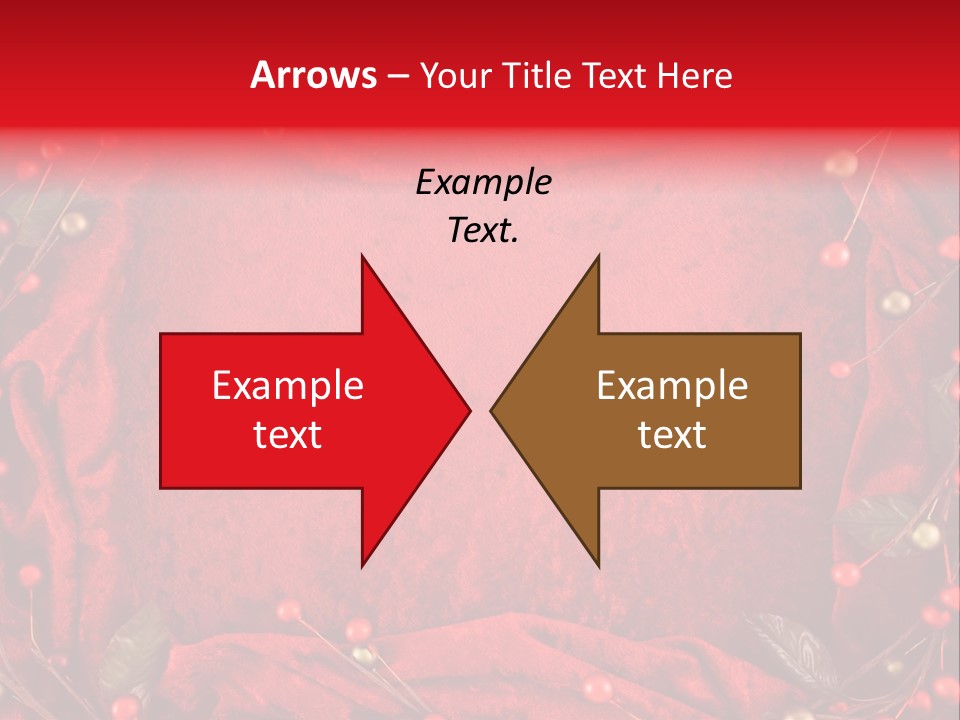 Christmas Garland PowerPoint Template