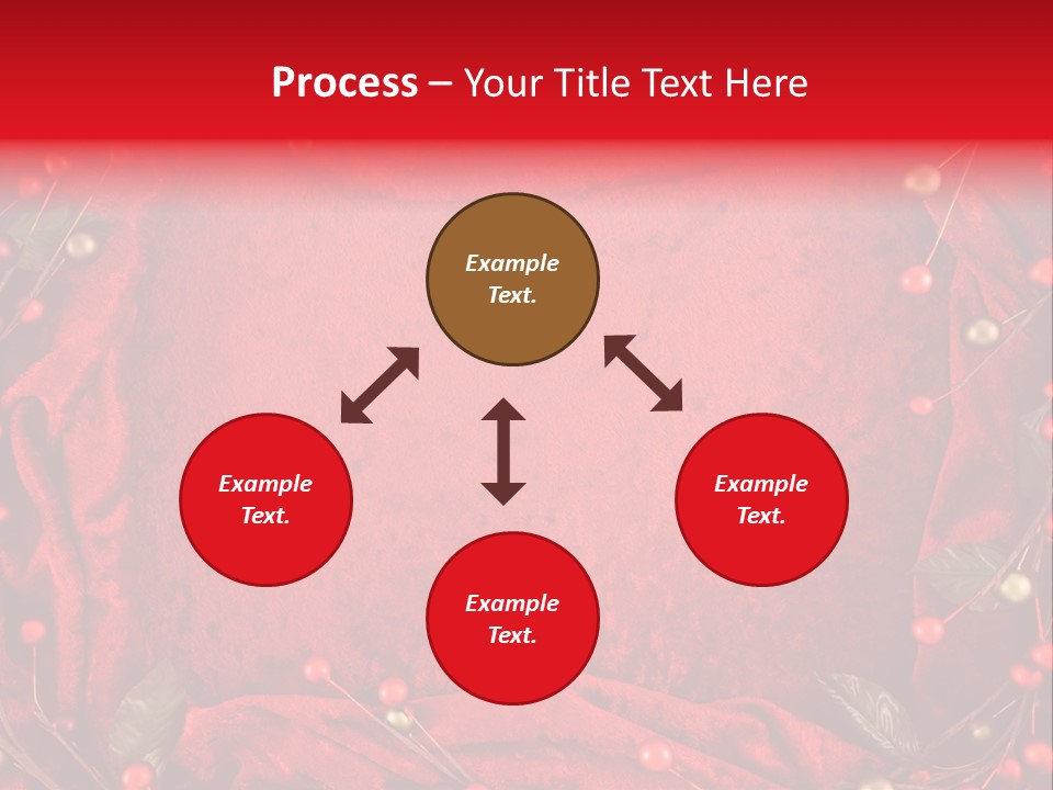 Christmas Garland PowerPoint Template