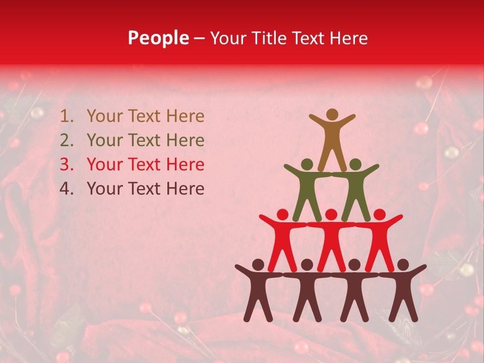 Christmas Garland PowerPoint Template