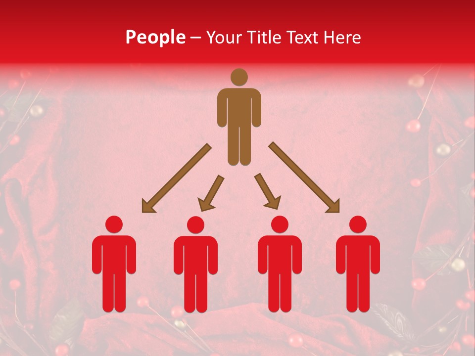 Christmas Garland PowerPoint Template