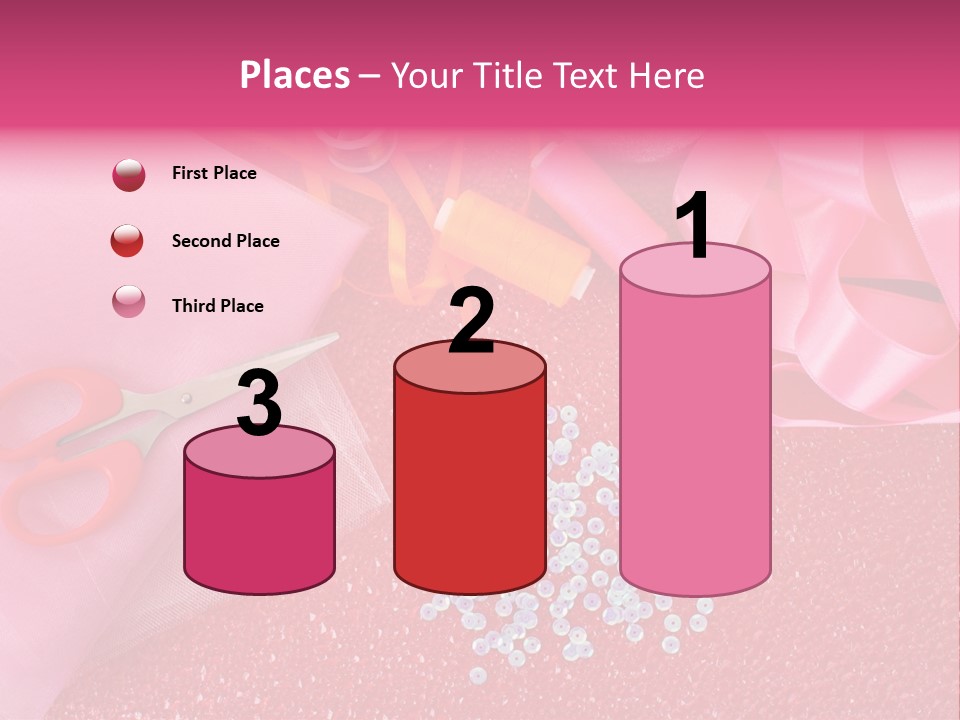 Tool Needlework Accessories PowerPoint Template