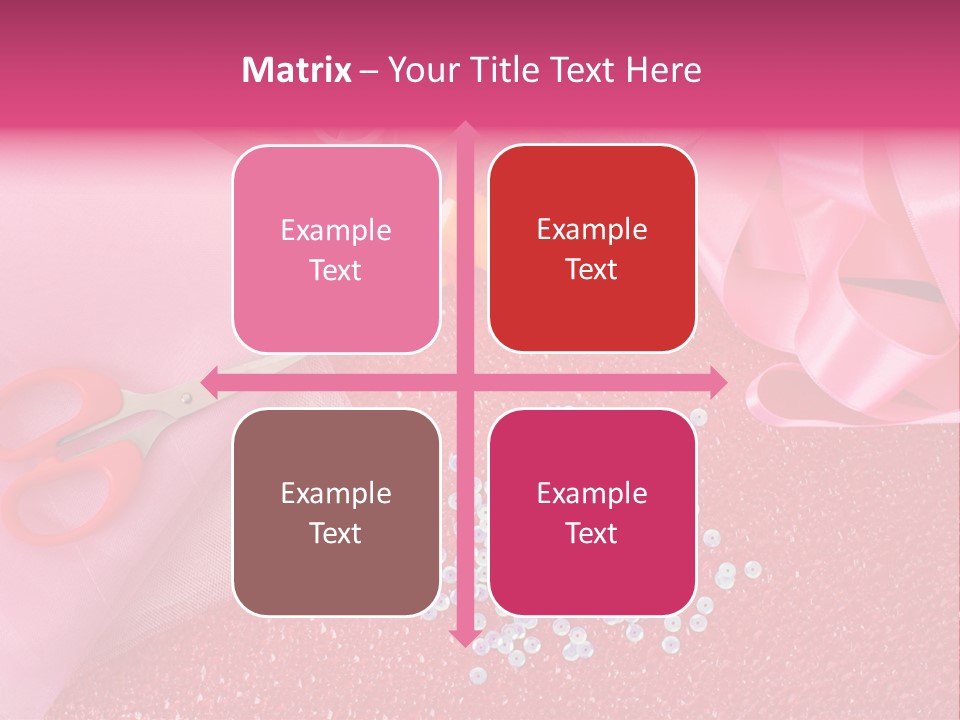 Tool Needlework Accessories PowerPoint Template