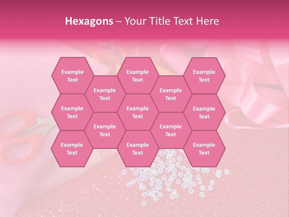 Tool Needlework Accessories PowerPoint Template