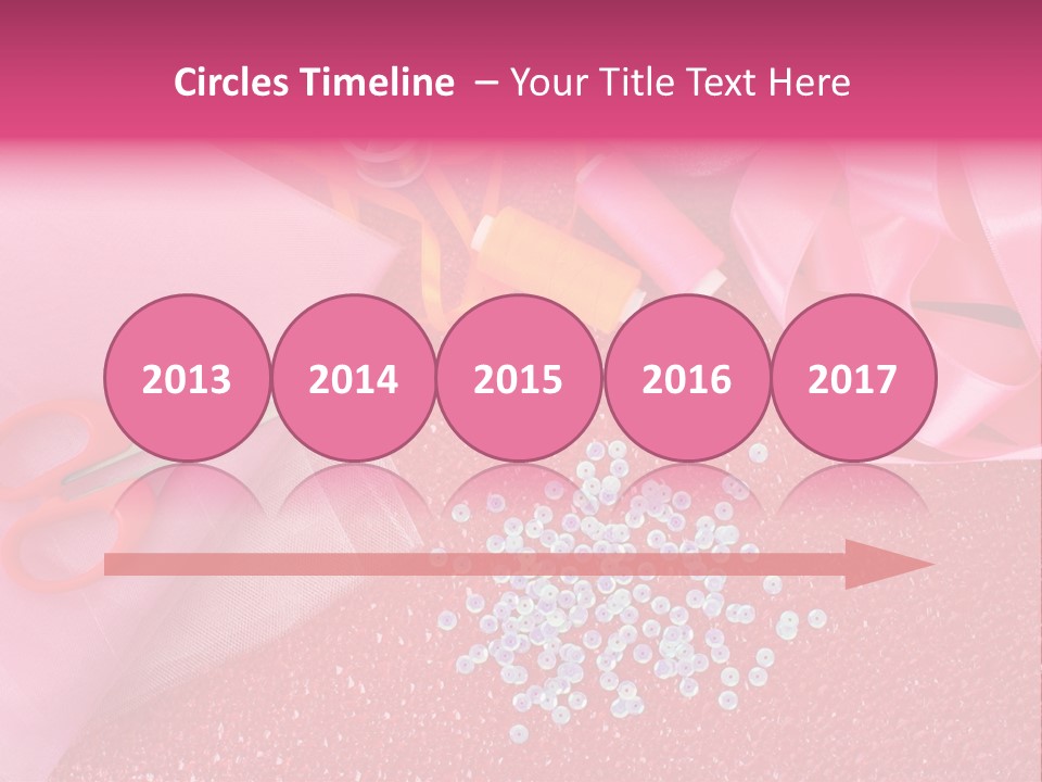 Tool Needlework Accessories PowerPoint Template