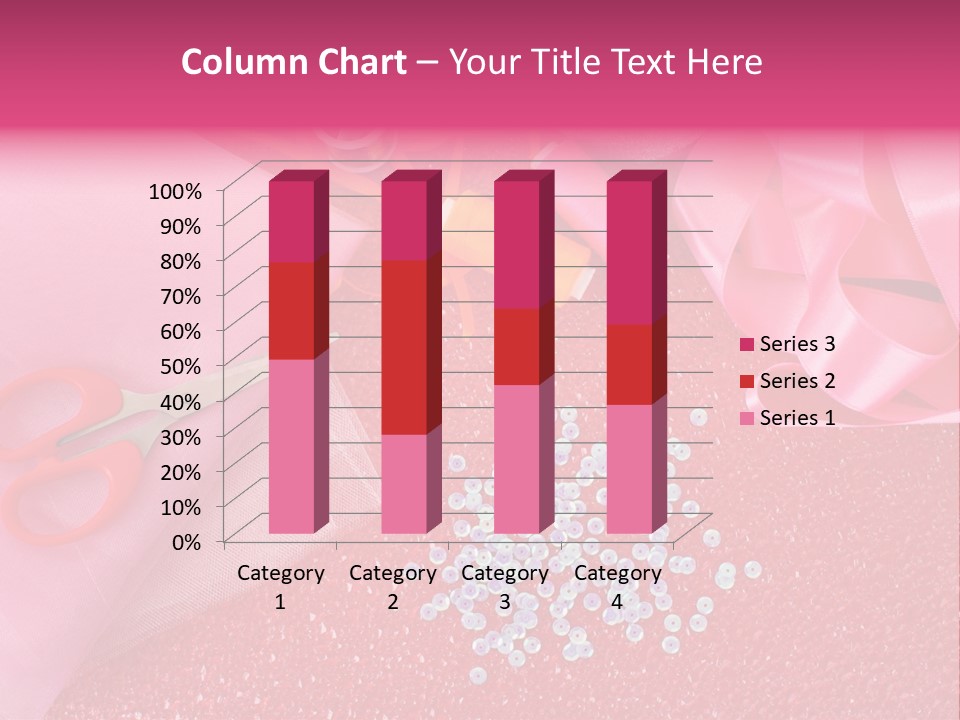 Tool Needlework Accessories PowerPoint Template