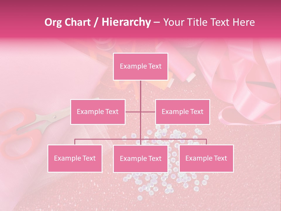 Tool Needlework Accessories PowerPoint Template