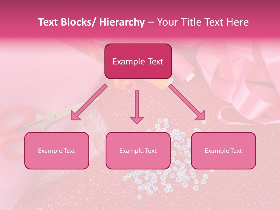 Tool Needlework Accessories PowerPoint Template