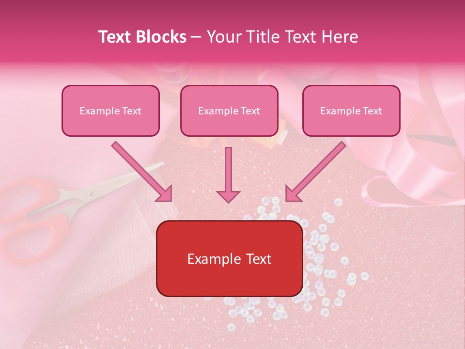 Tool Needlework Accessories PowerPoint Template