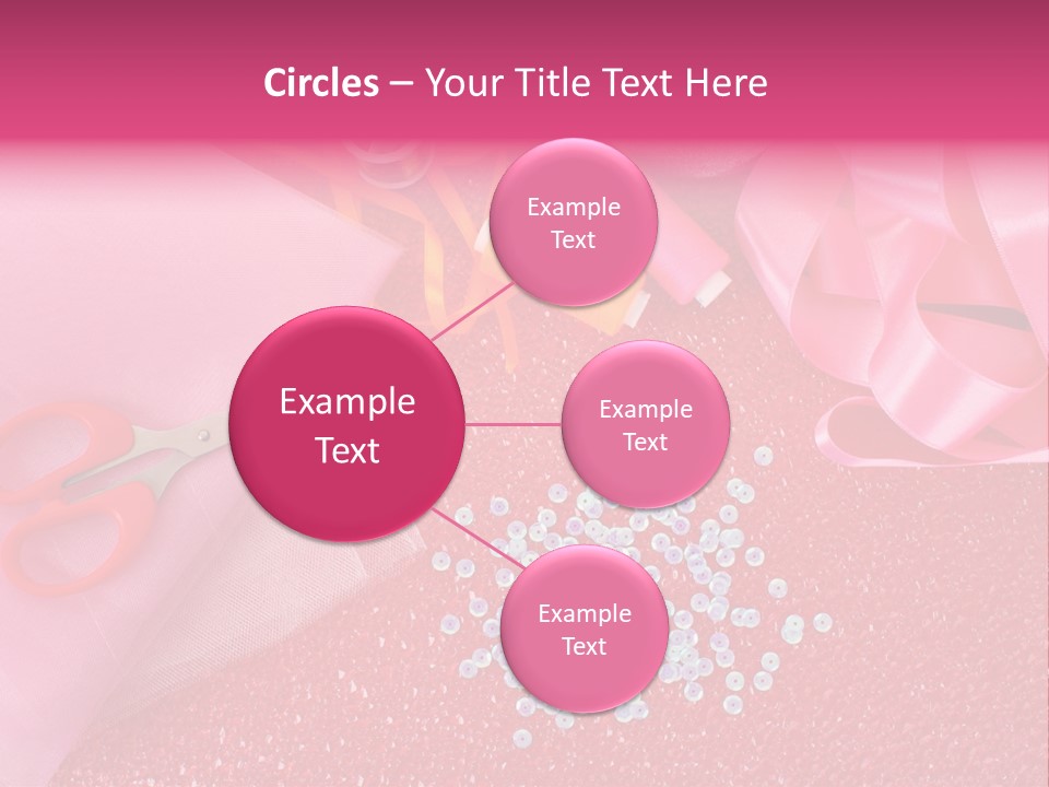 Tool Needlework Accessories PowerPoint Template