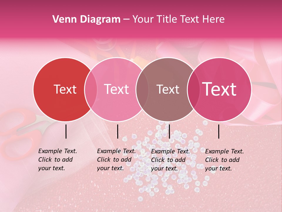 Tool Needlework Accessories PowerPoint Template