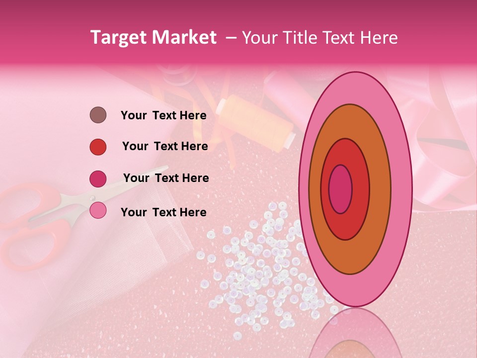 Tool Needlework Accessories PowerPoint Template