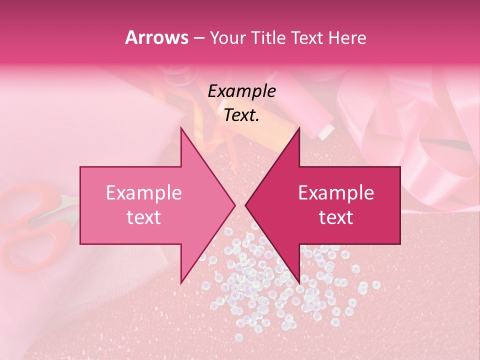 Tool Needlework Accessories PowerPoint Template