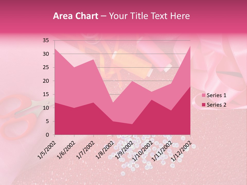 Tool Needlework Accessories PowerPoint Template