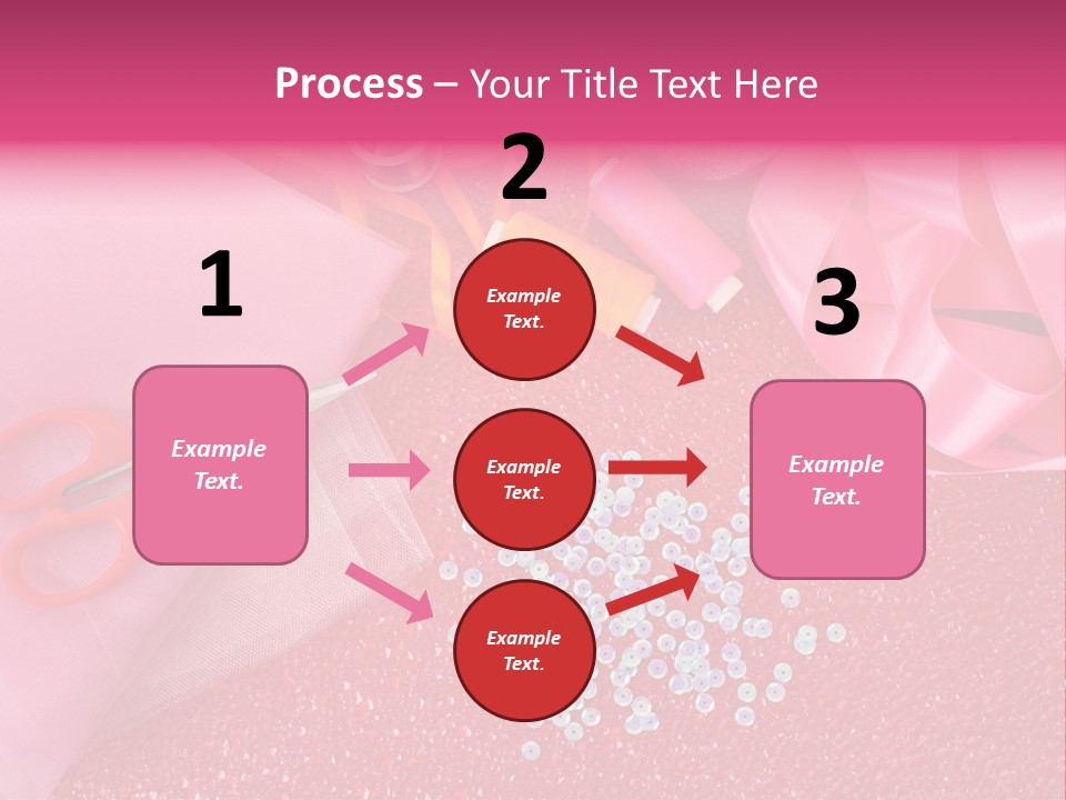 Tool Needlework Accessories PowerPoint Template