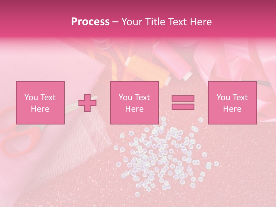 Tool Needlework Accessories PowerPoint Template