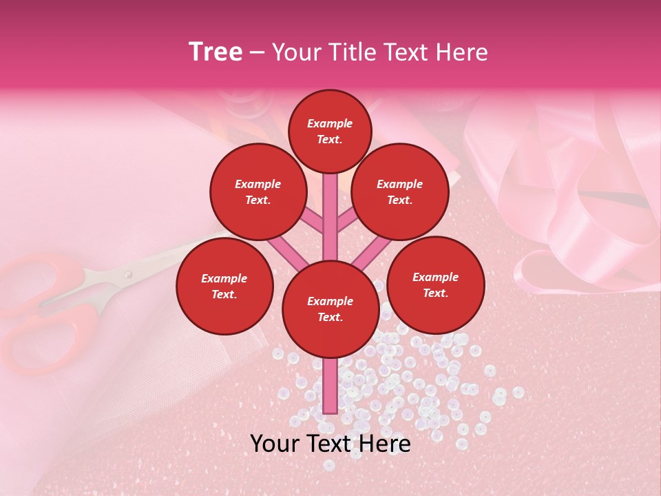 Tool Needlework Accessories PowerPoint Template