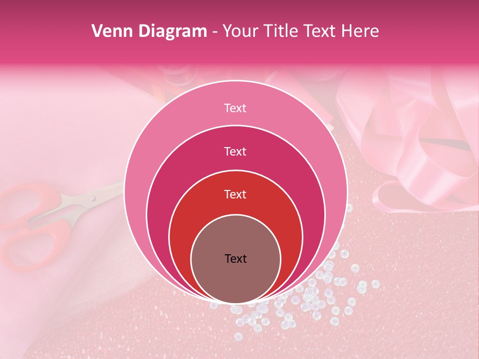 Tool Needlework Accessories PowerPoint Template