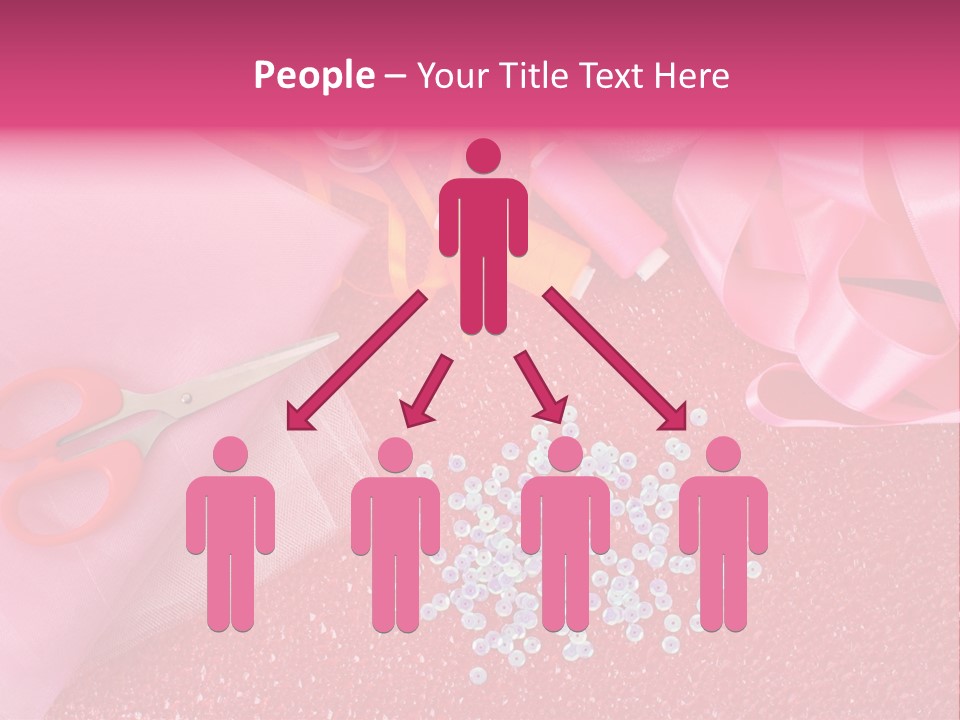 Tool Needlework Accessories PowerPoint Template