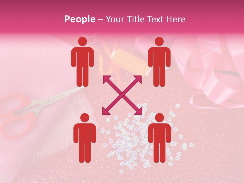 Tool Needlework Accessories PowerPoint Template