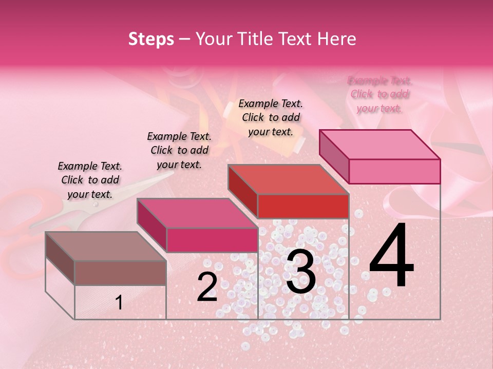 Tool Needlework Accessories PowerPoint Template