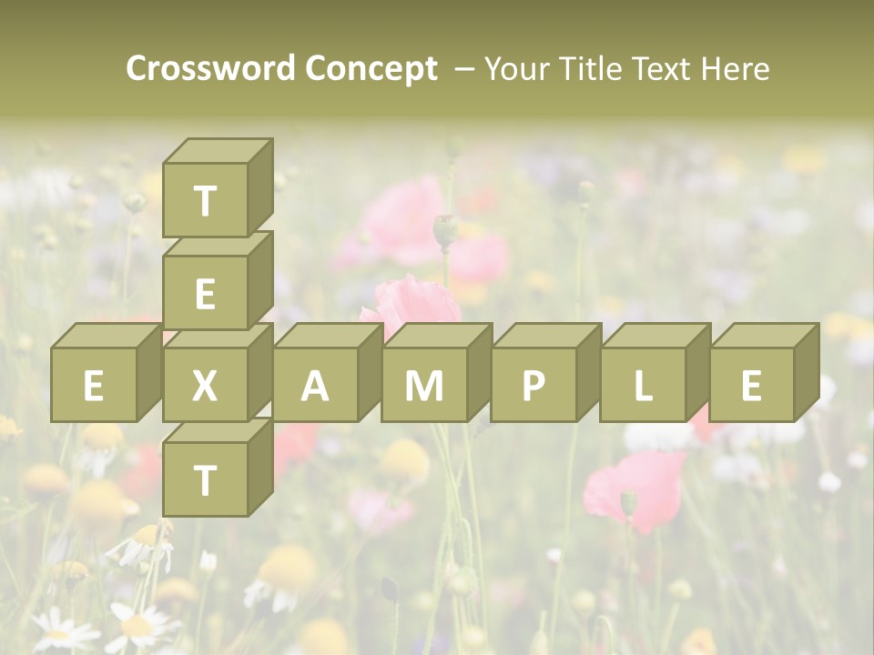 Meadow Flowers PowerPoint Template