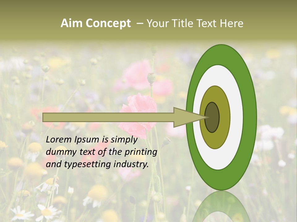Meadow Flowers PowerPoint Template