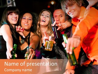 Heavy Drinkers PowerPoint Template