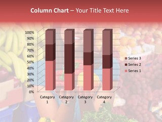 Woman Vegetables PowerPoint Template