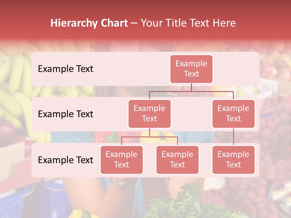 Woman Vegetables PowerPoint Template