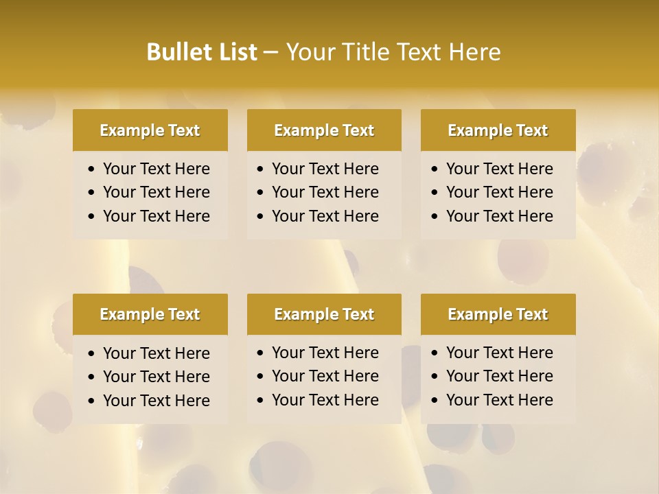 Breakfast Fatty Porous PowerPoint Template