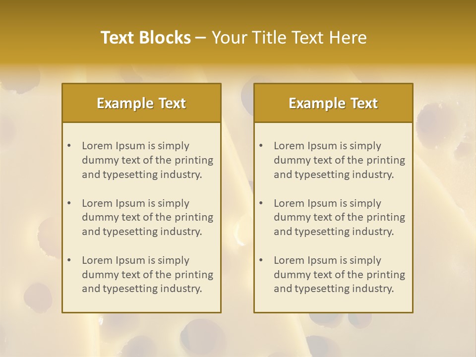 Breakfast Fatty Porous PowerPoint Template