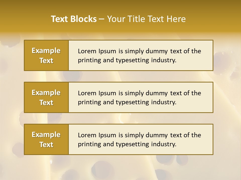 Breakfast Fatty Porous PowerPoint Template