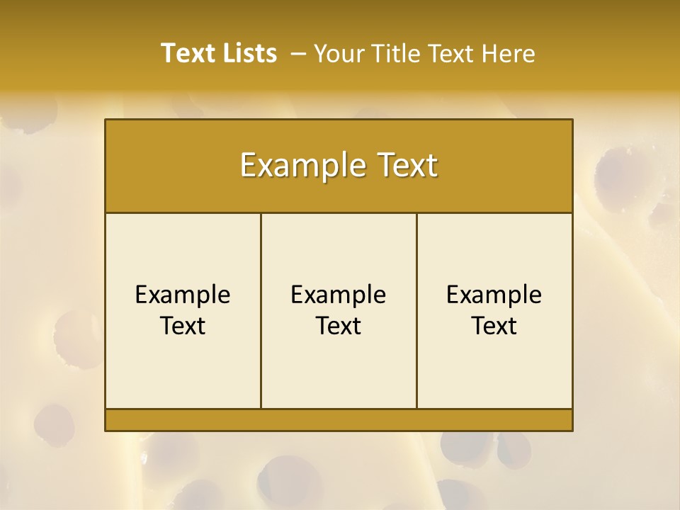 Breakfast Fatty Porous PowerPoint Template
