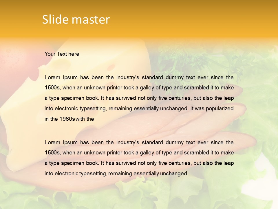 Healthy Food PowerPoint Template