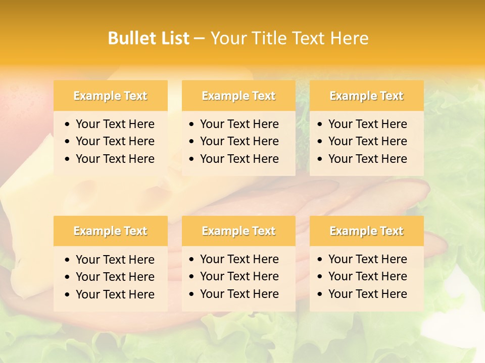 Healthy Food PowerPoint Template