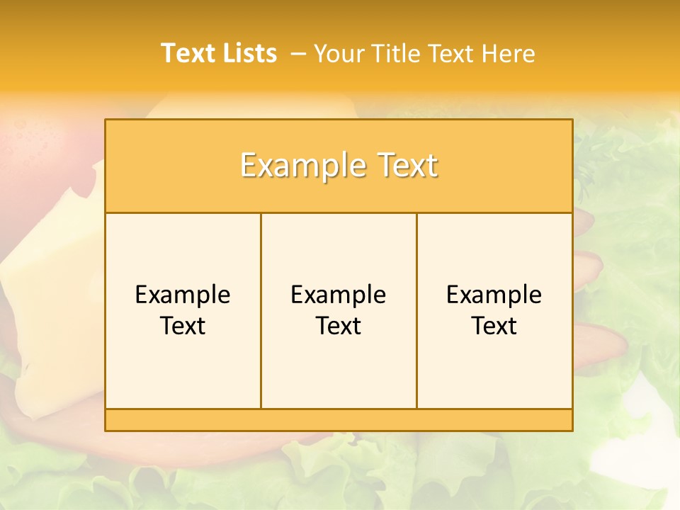 Healthy Food PowerPoint Template