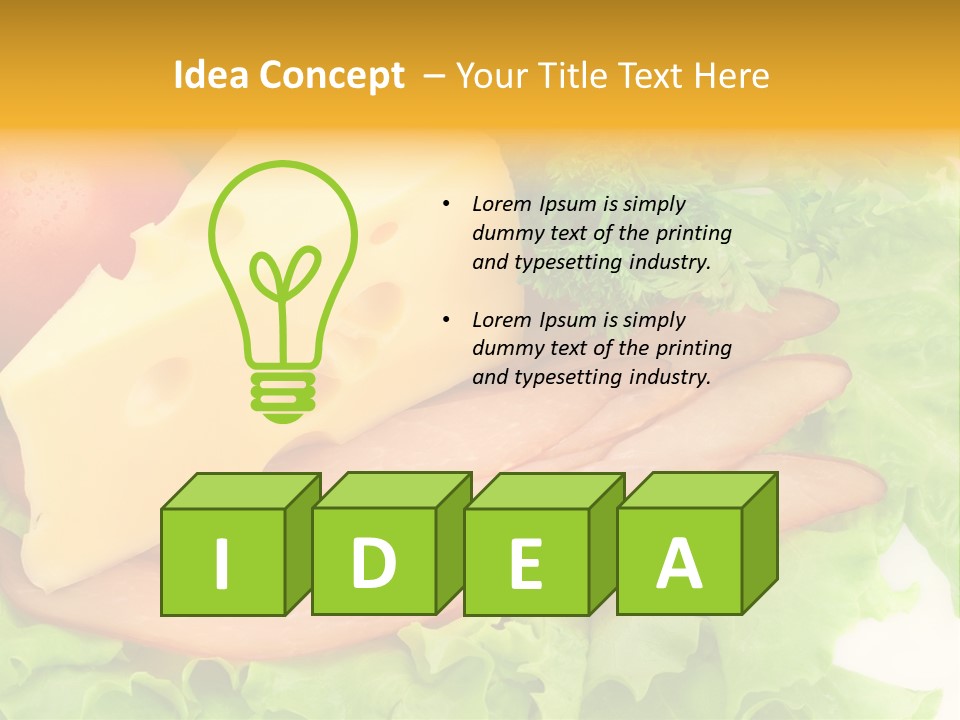 Healthy Food PowerPoint Template