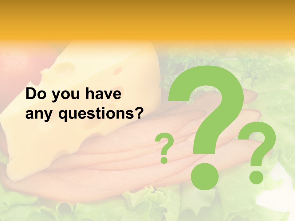 Healthy Food PowerPoint Template