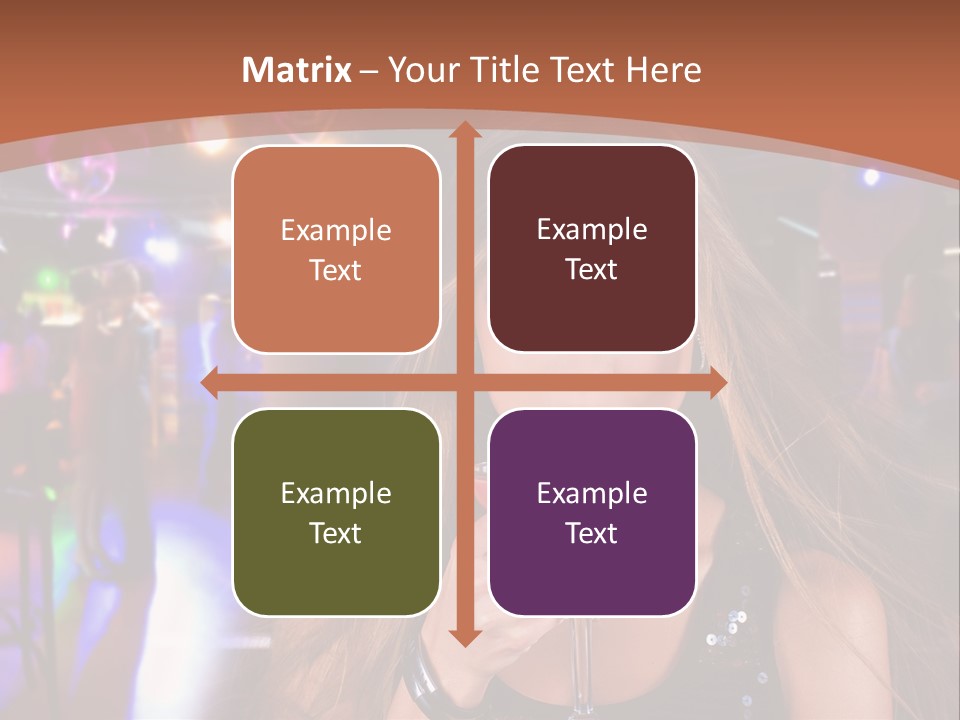 Nightclub Women PowerPoint Template