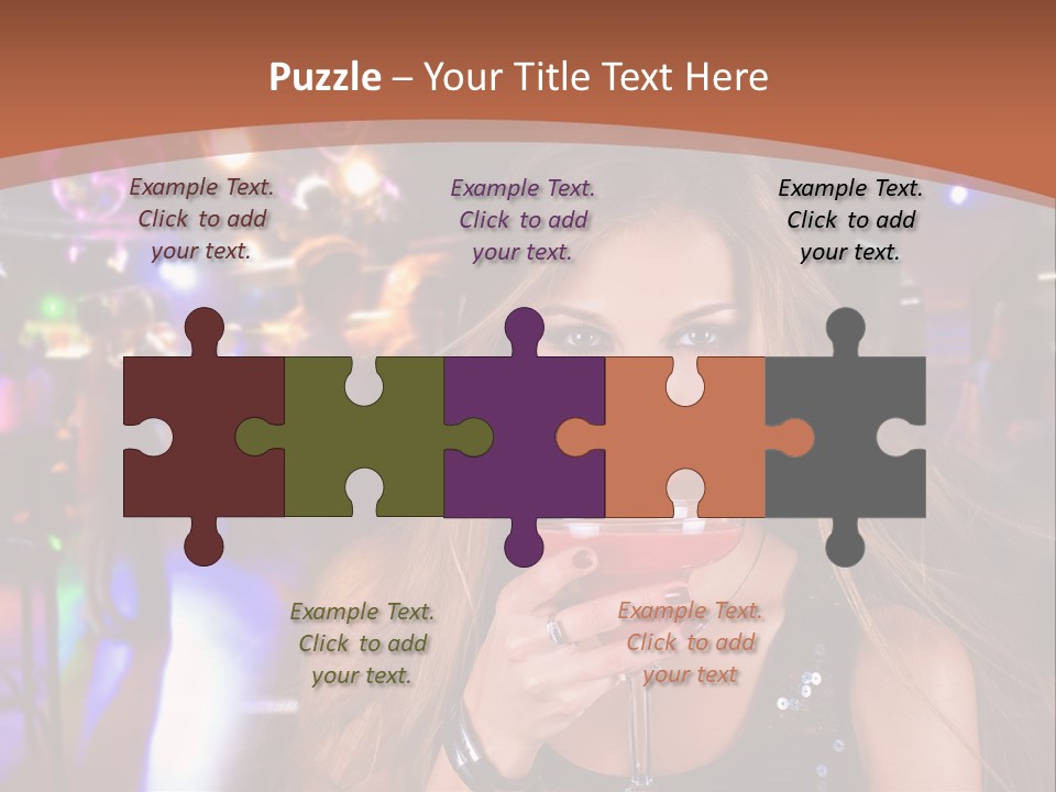 Nightclub Women PowerPoint Template