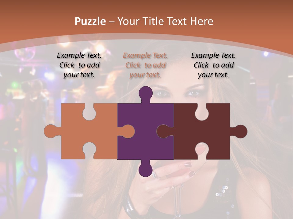 Nightclub Women PowerPoint Template